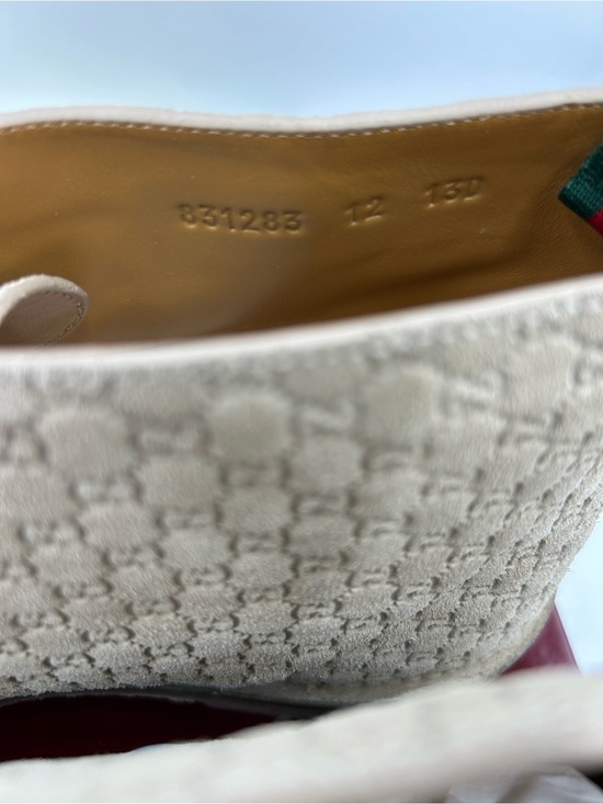 Men\'s Gucci suede GG embossed desert boots size 12 made in Italy main image 8